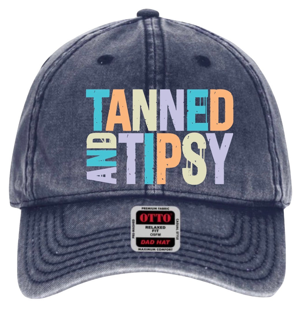 Tanned and Tipsy Dad Cap