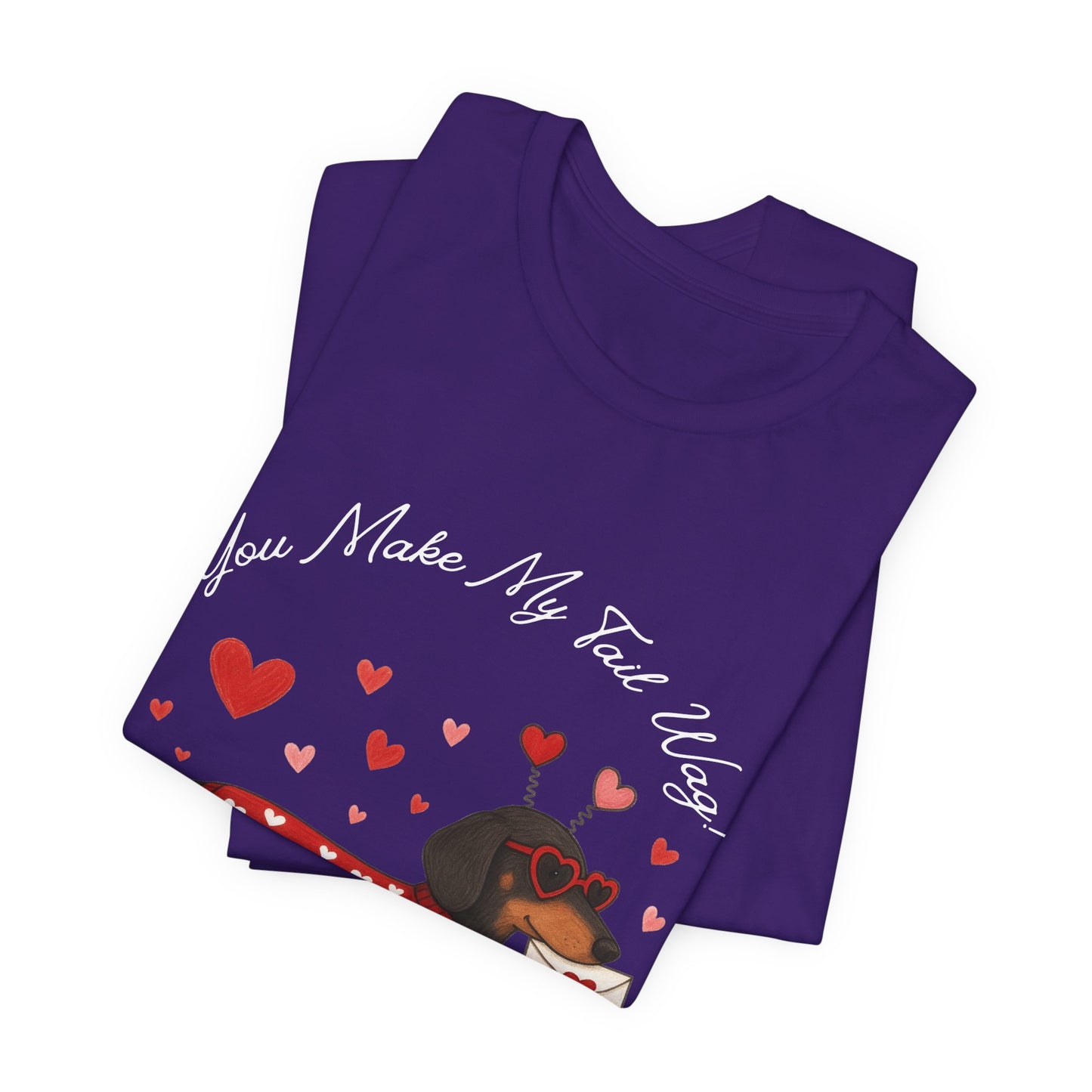 "You Make My Tail Wag" Love Dog T-Shirt