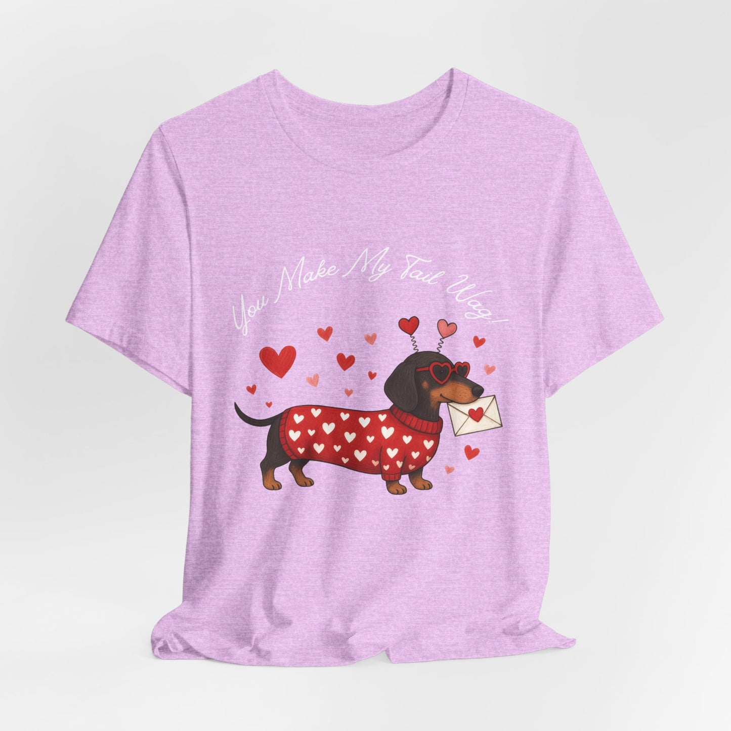 "You Make My Tail Wag" Love Dog T-Shirt