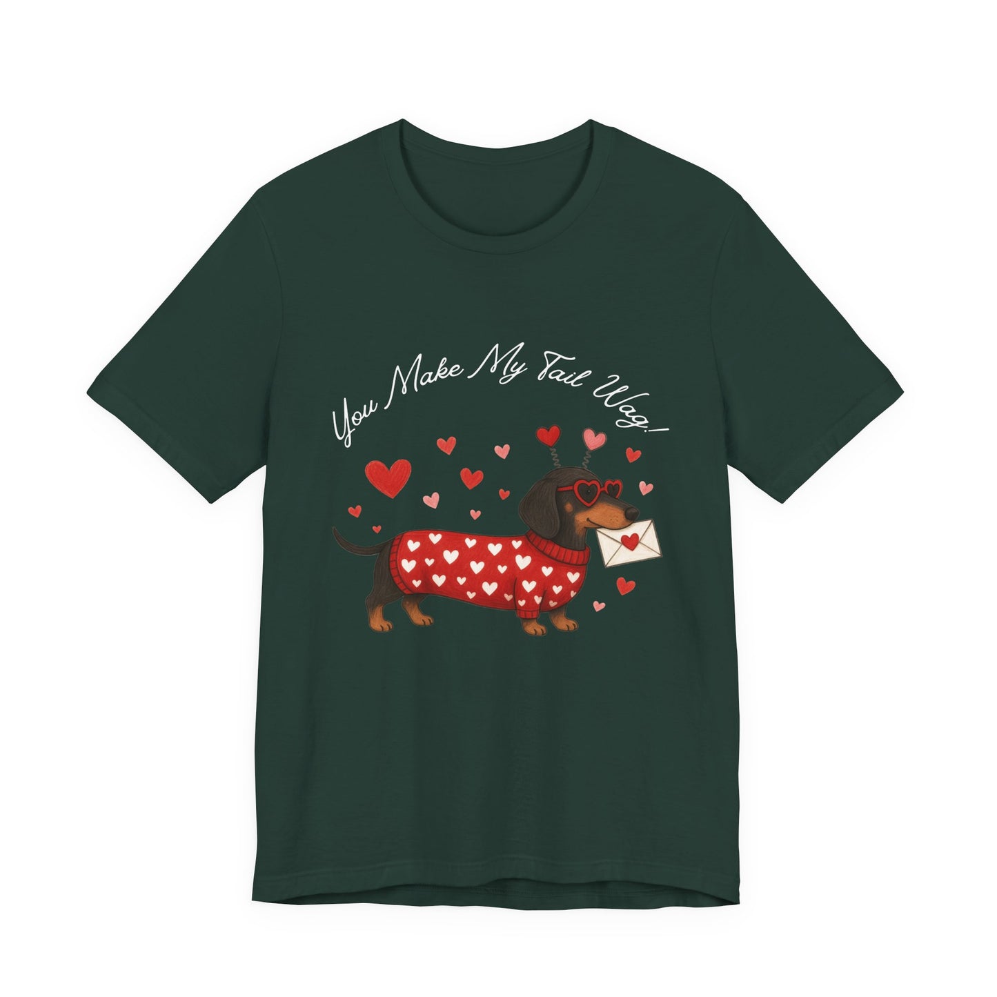 "You Make My Tail Wag" Love Dog T-Shirt