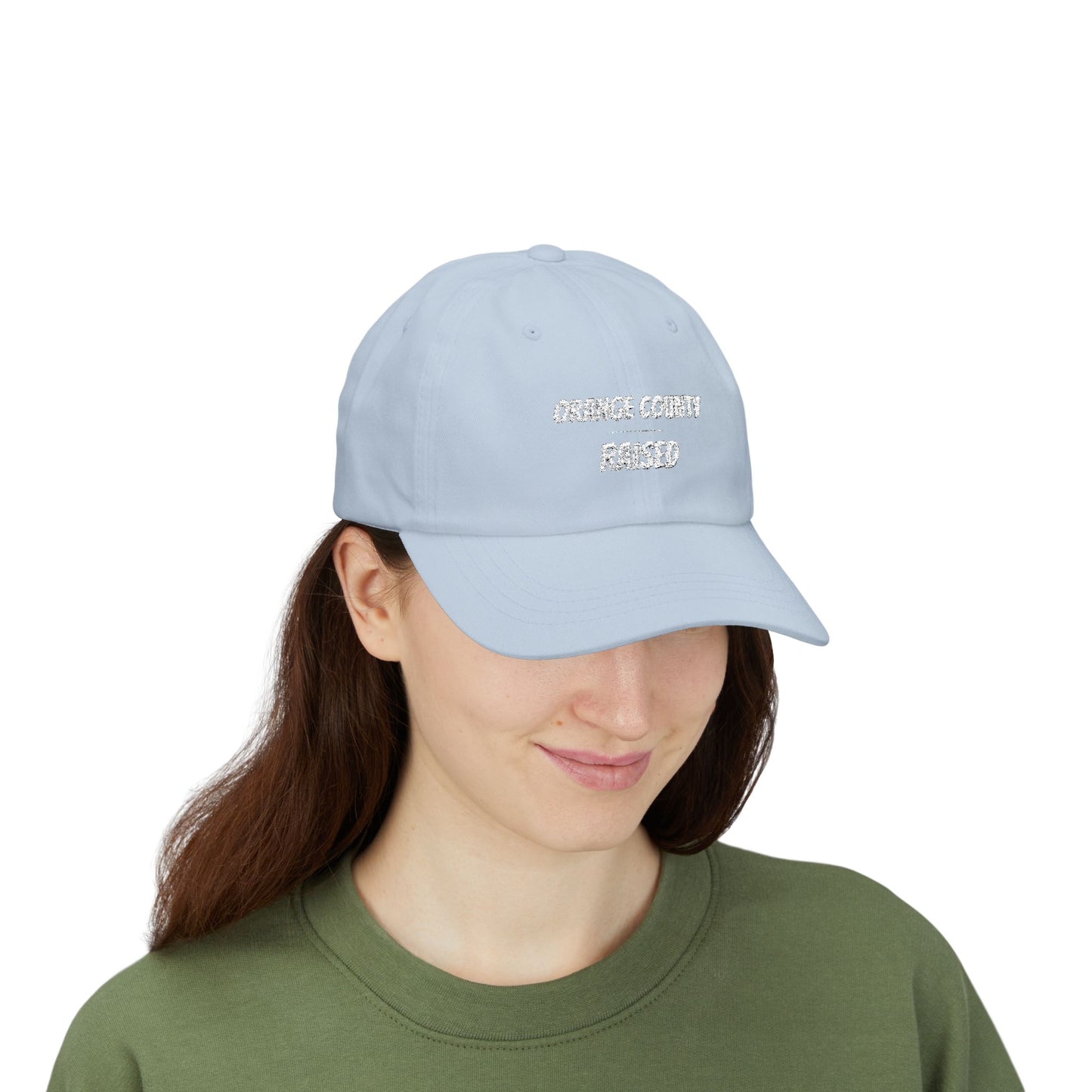Orange County Raised Dad Hat -  Embroidered