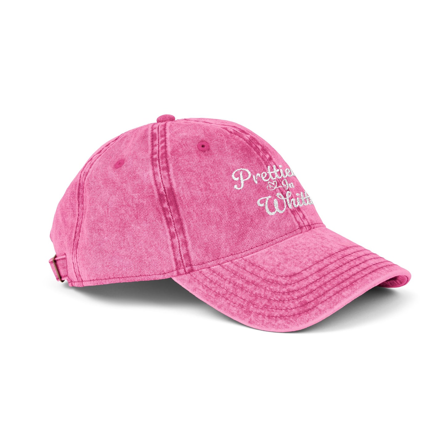 Prettier In Whittier Vintage Embroidered Cap