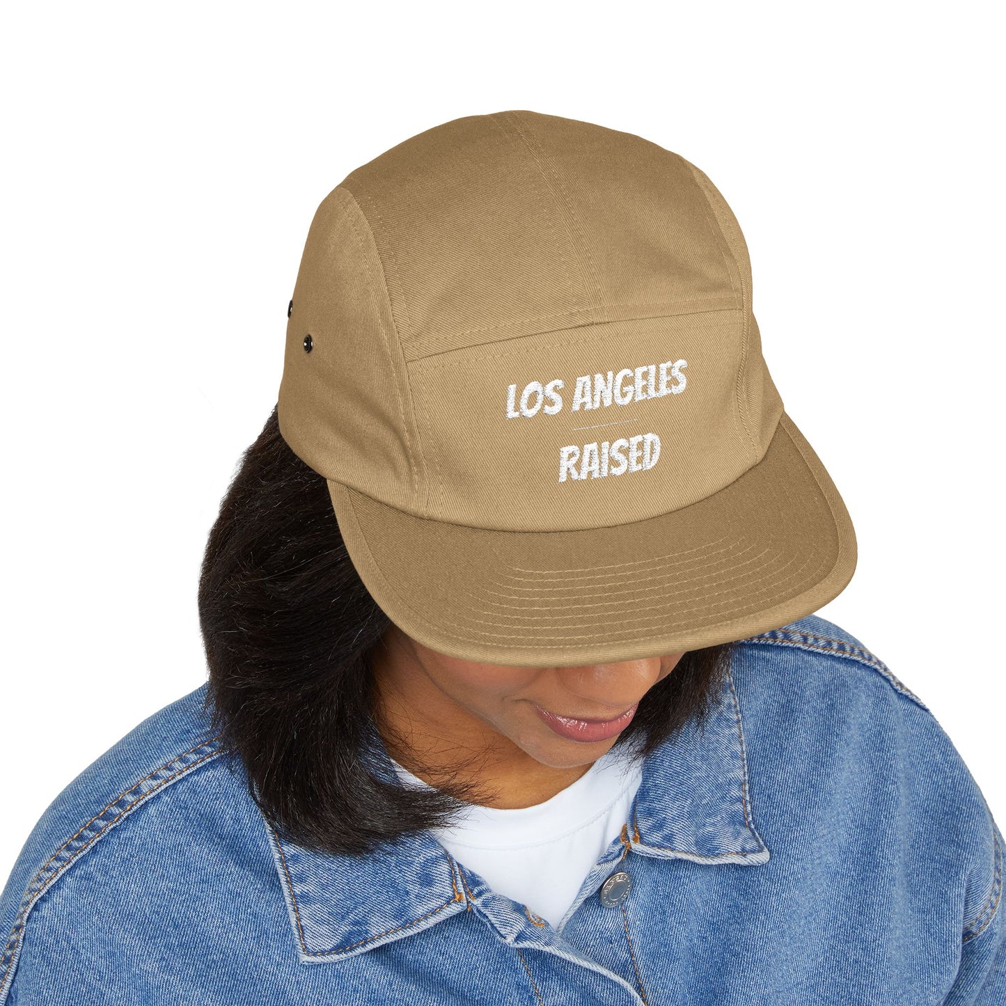 Los Angeles Raised Embroidered 5-Panel Cap