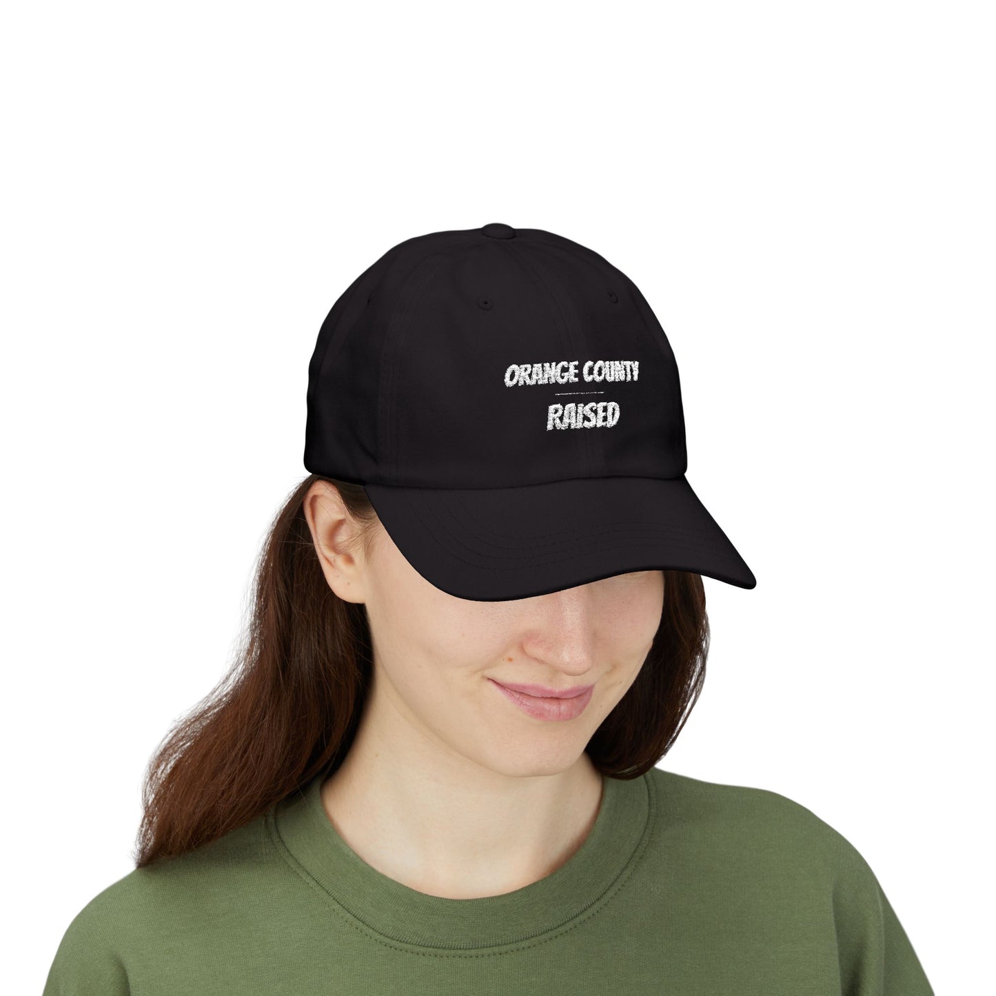Orange County Raised Dad Hat -  Embroidered