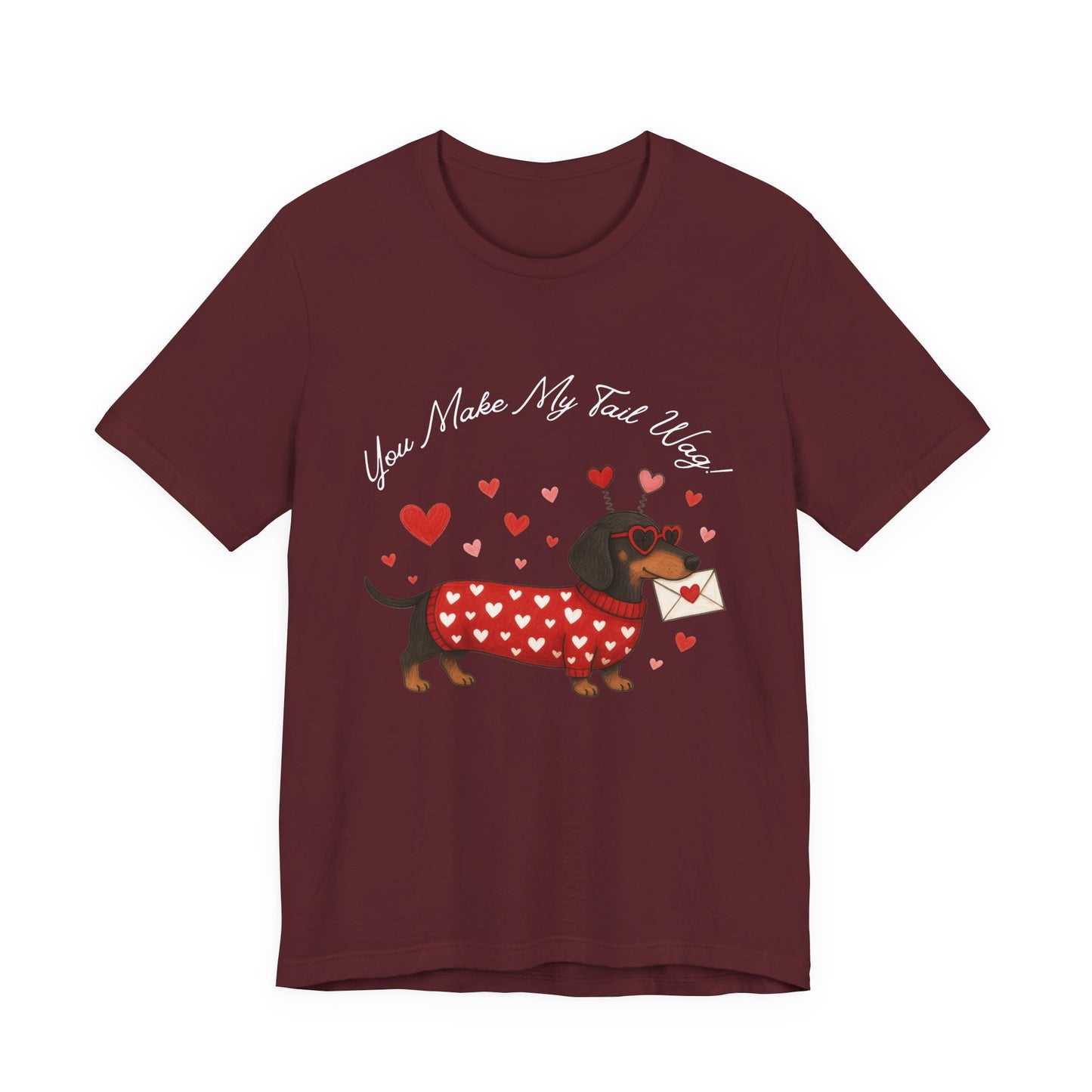 "You Make My Tail Wag" Love Dog T-Shirt