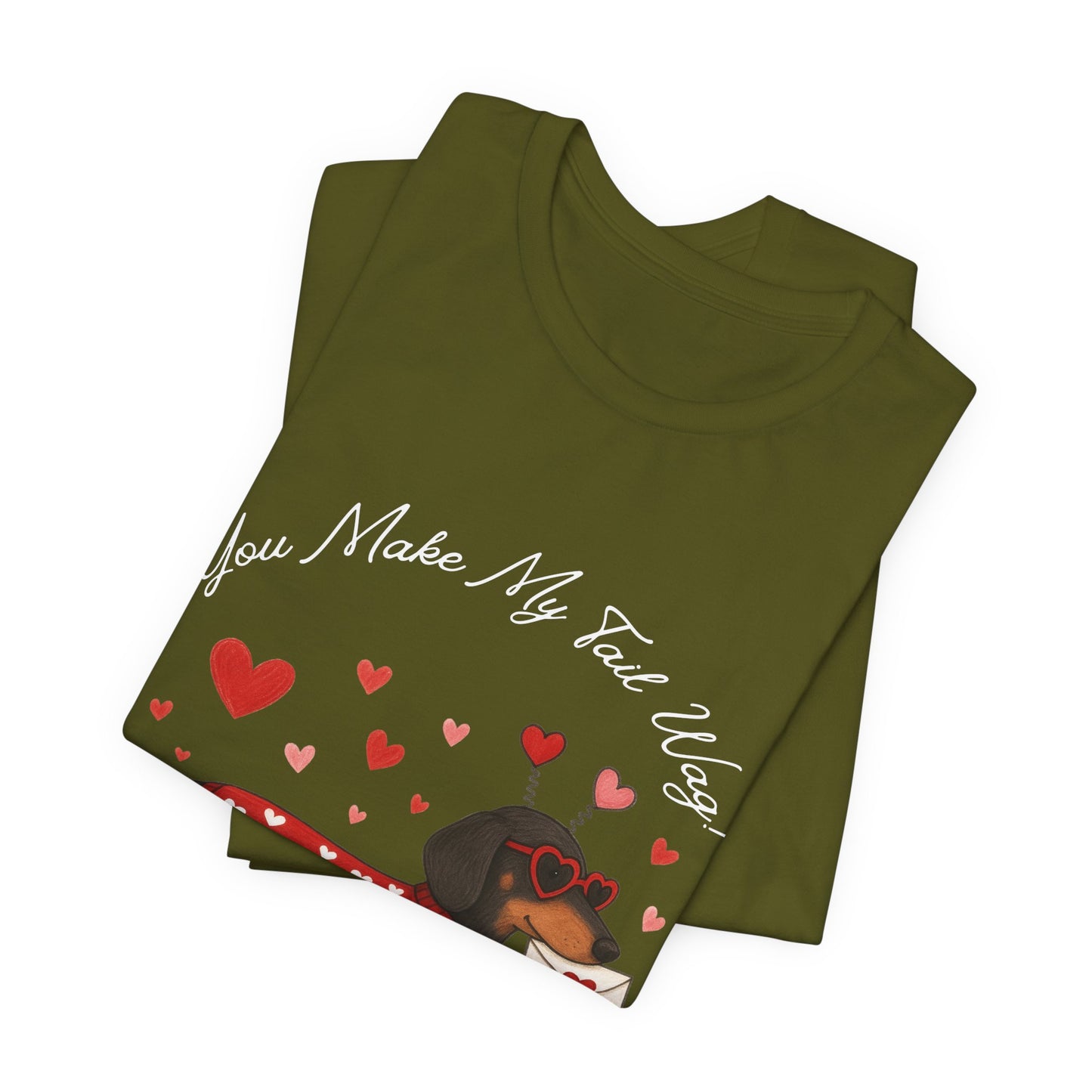 "You Make My Tail Wag" Love Dog T-Shirt