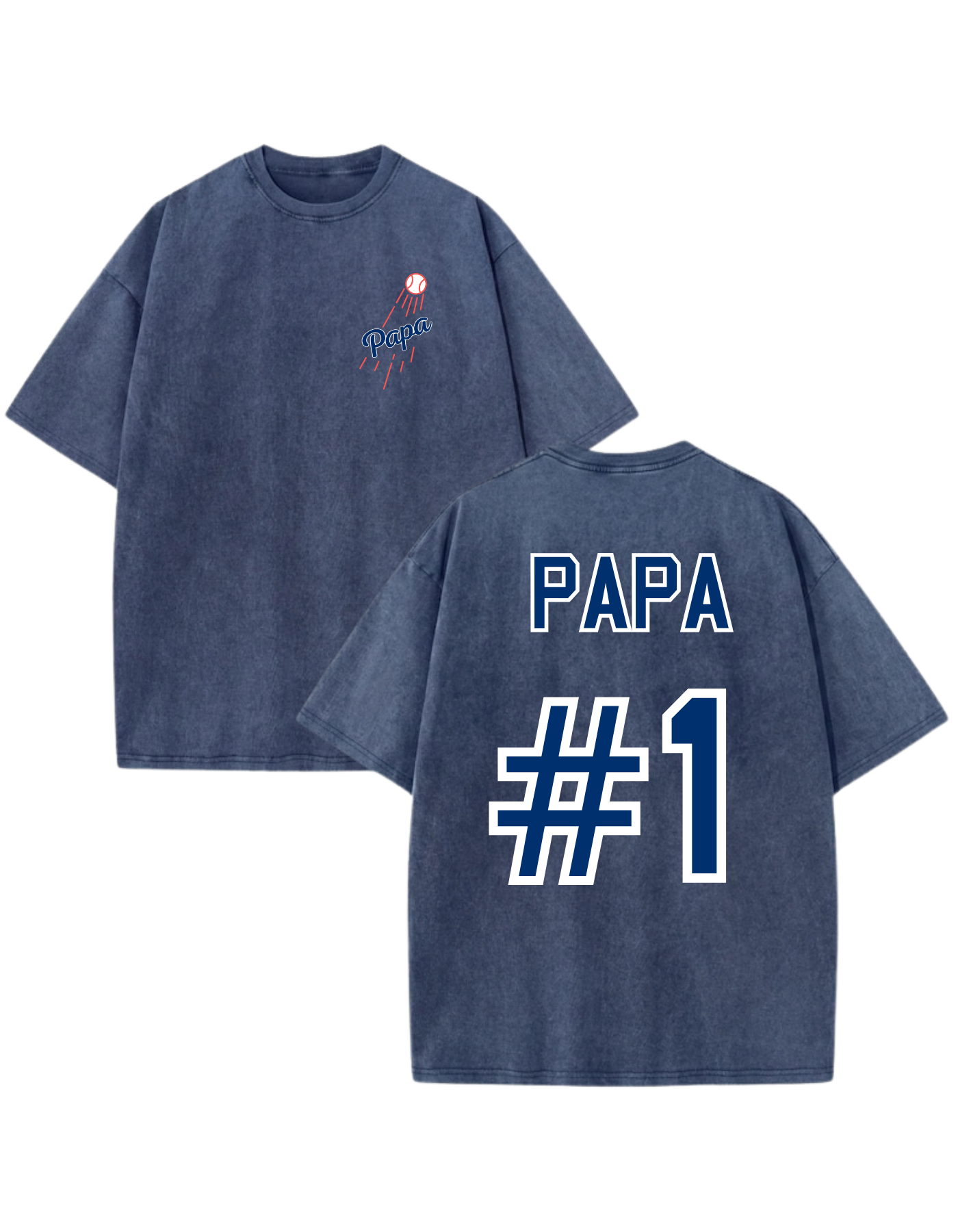 Dodgers Inspired Father’s Day Tee “Papa"