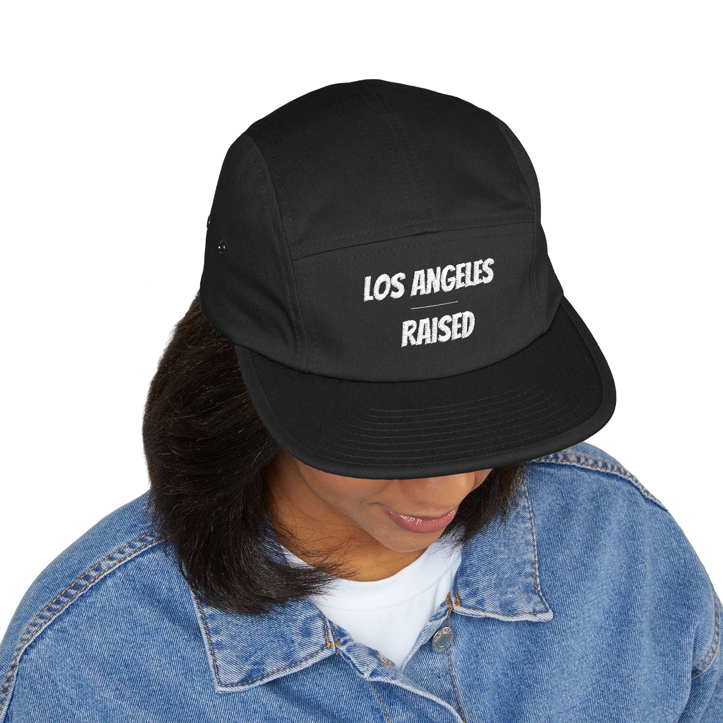 Los Angeles Raised Embroidered 5-Panel Cap