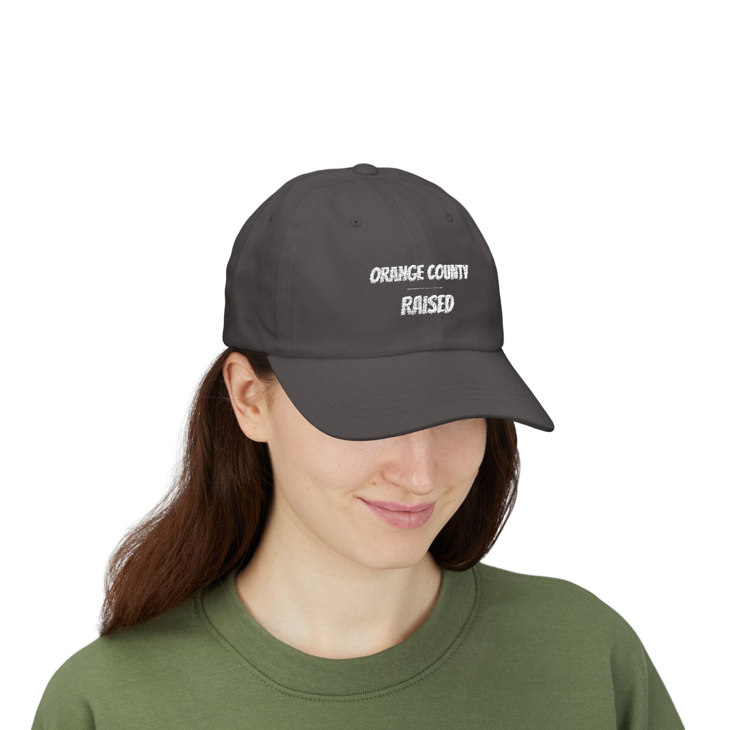 Orange County Raised Dad Hat -  Embroidered