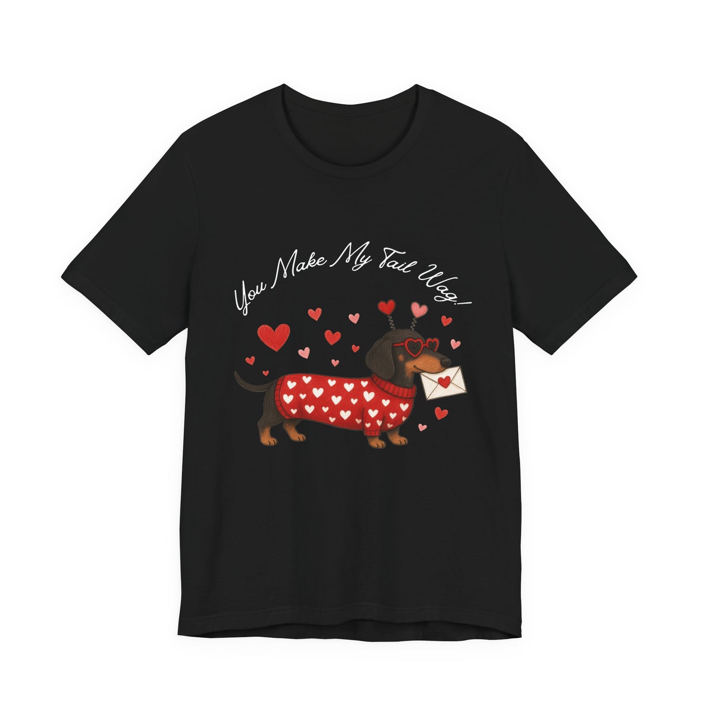 "You Make My Tail Wag" Love Dog T-Shirt