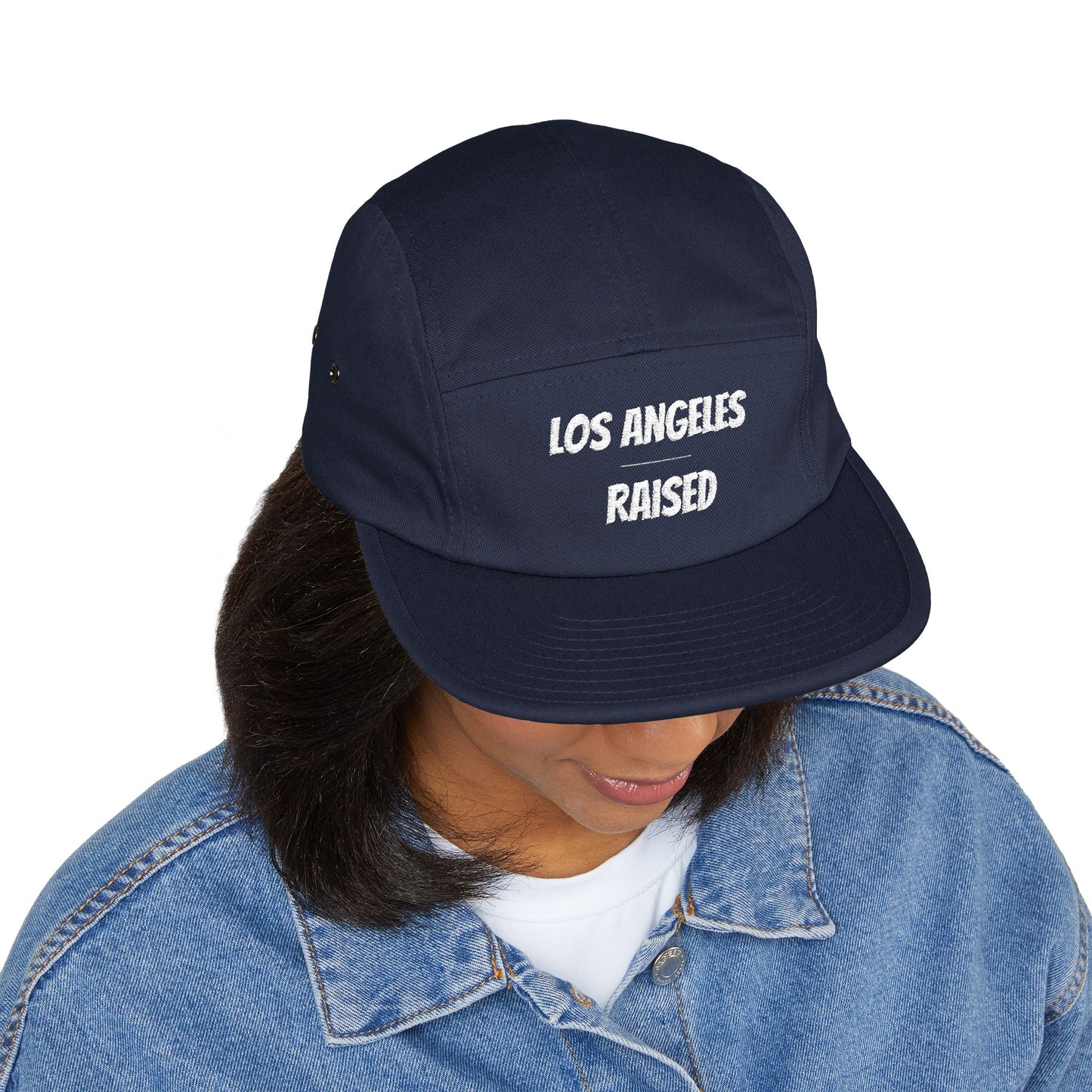 Los Angeles Raised Embroidered 5-Panel Cap