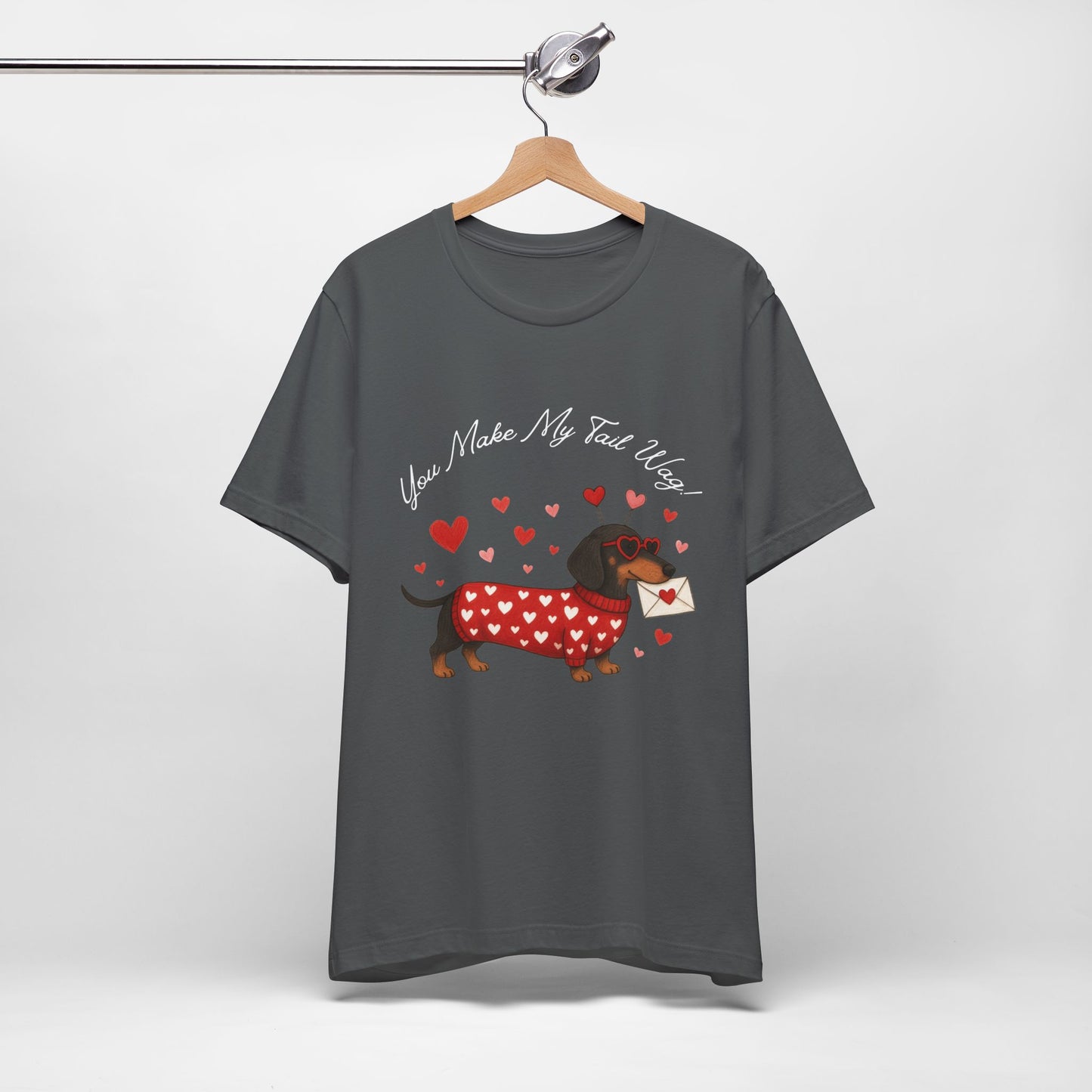 "You Make My Tail Wag" Love Dog T-Shirt