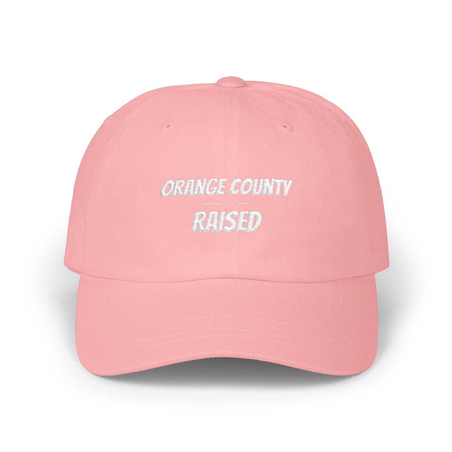Orange County Raised Dad Hat -  Embroidered