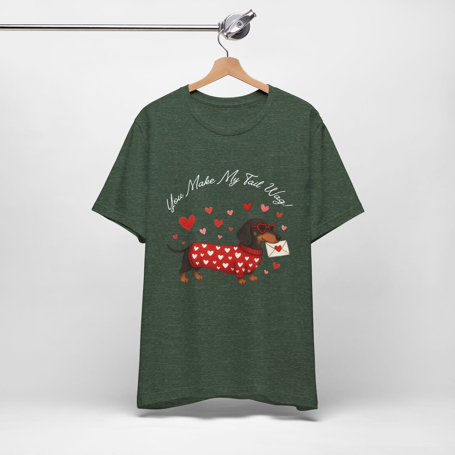 "You Make My Tail Wag" Love Dog T-Shirt