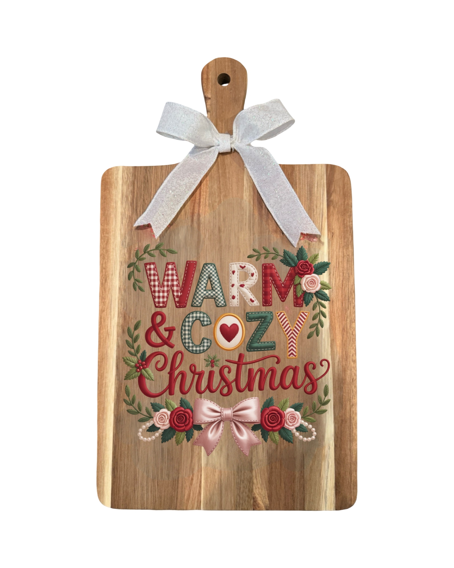 Warm & Cozy Christmas Cutting Board