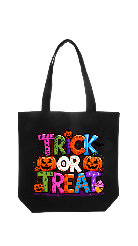 Halloween Tote Bag Trick or Treat Pumpkins