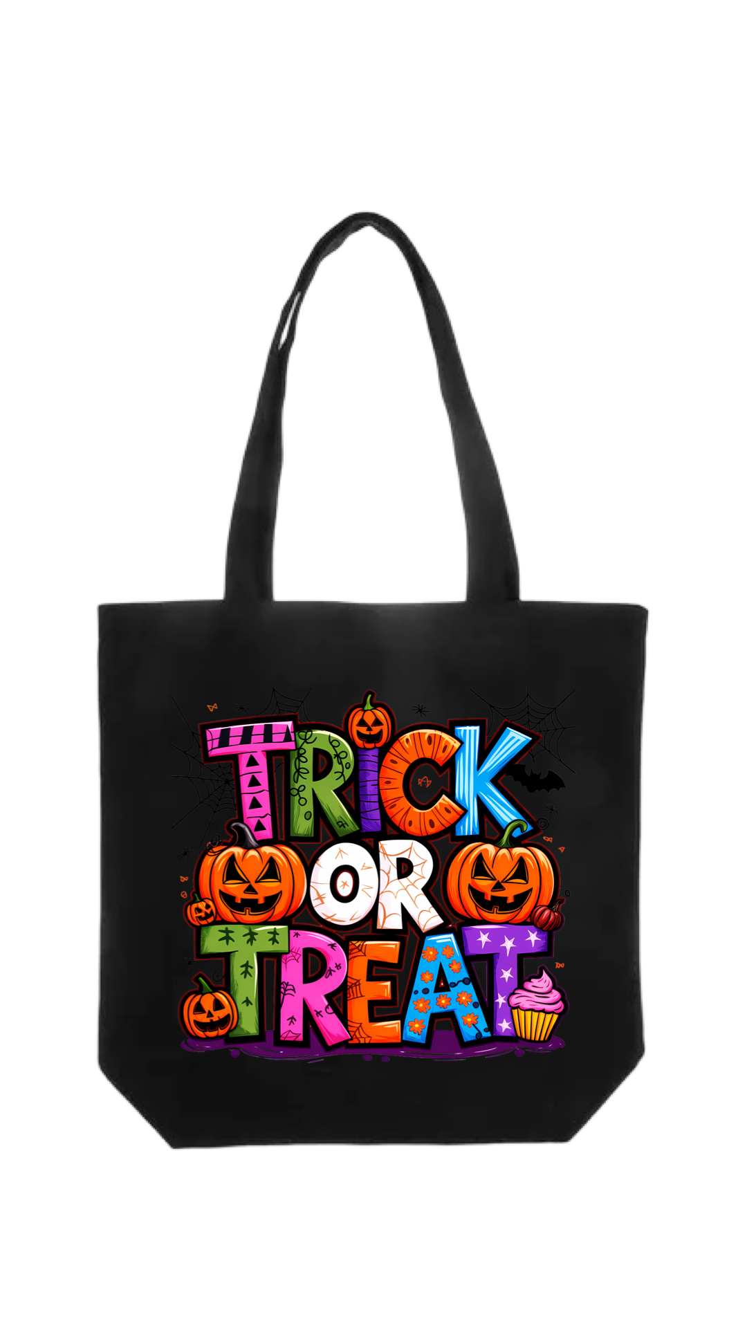 Halloween Tote Bag Trick or Treat Pumpkins