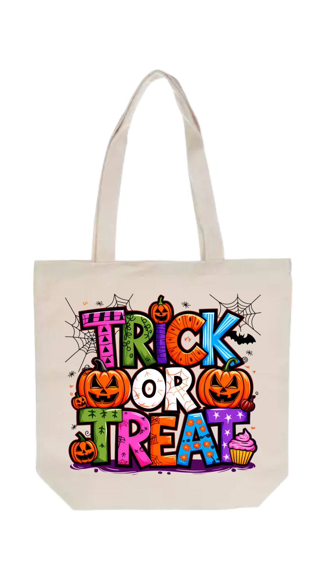 Halloween Tote Bag Trick or Treat Pumpkins