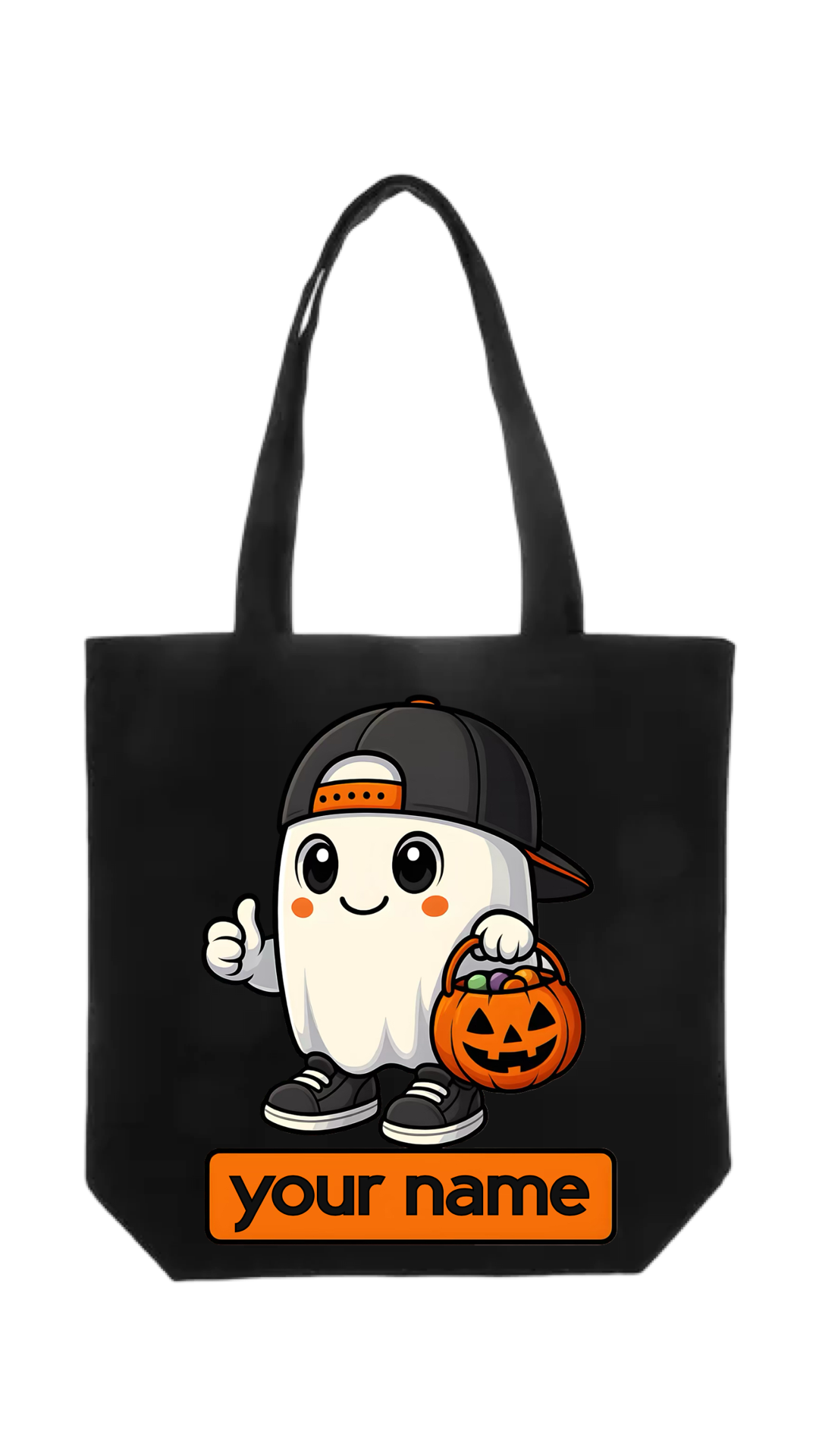 Halloween Tote Bag Ghost Personalized