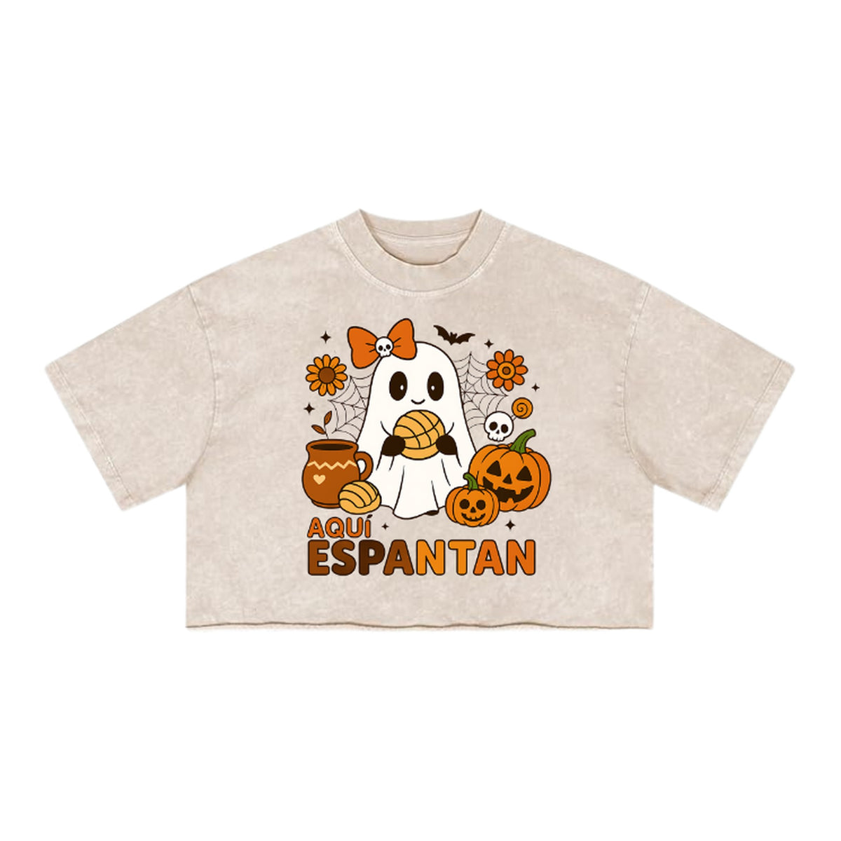 Fall Boxy Crop Tee