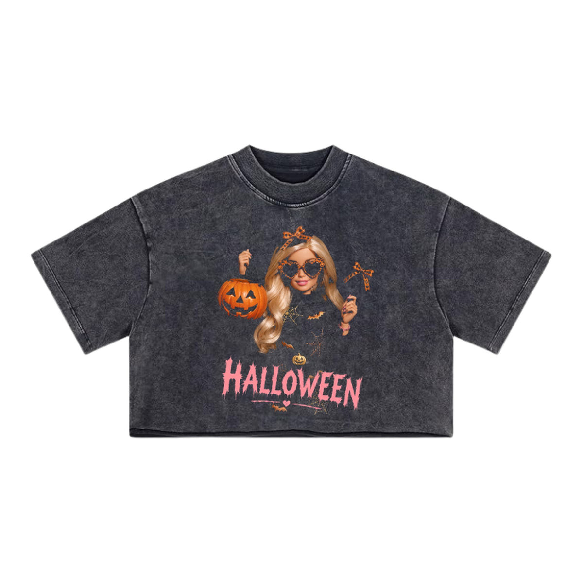 Fall Boxy Crop Tee