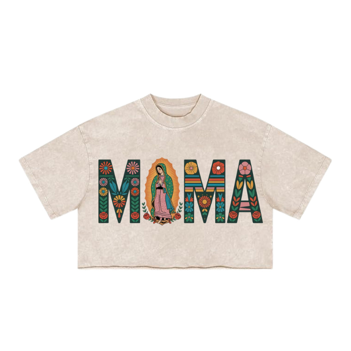 Fall Boxy Crop Tee