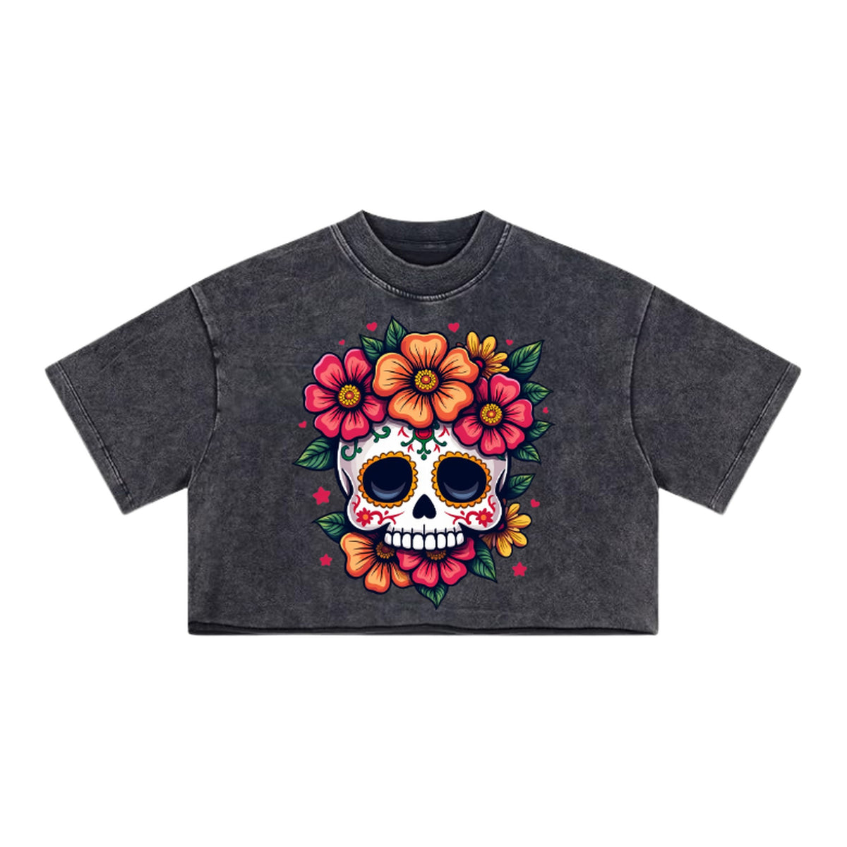 Fall Boxy Crop Tee