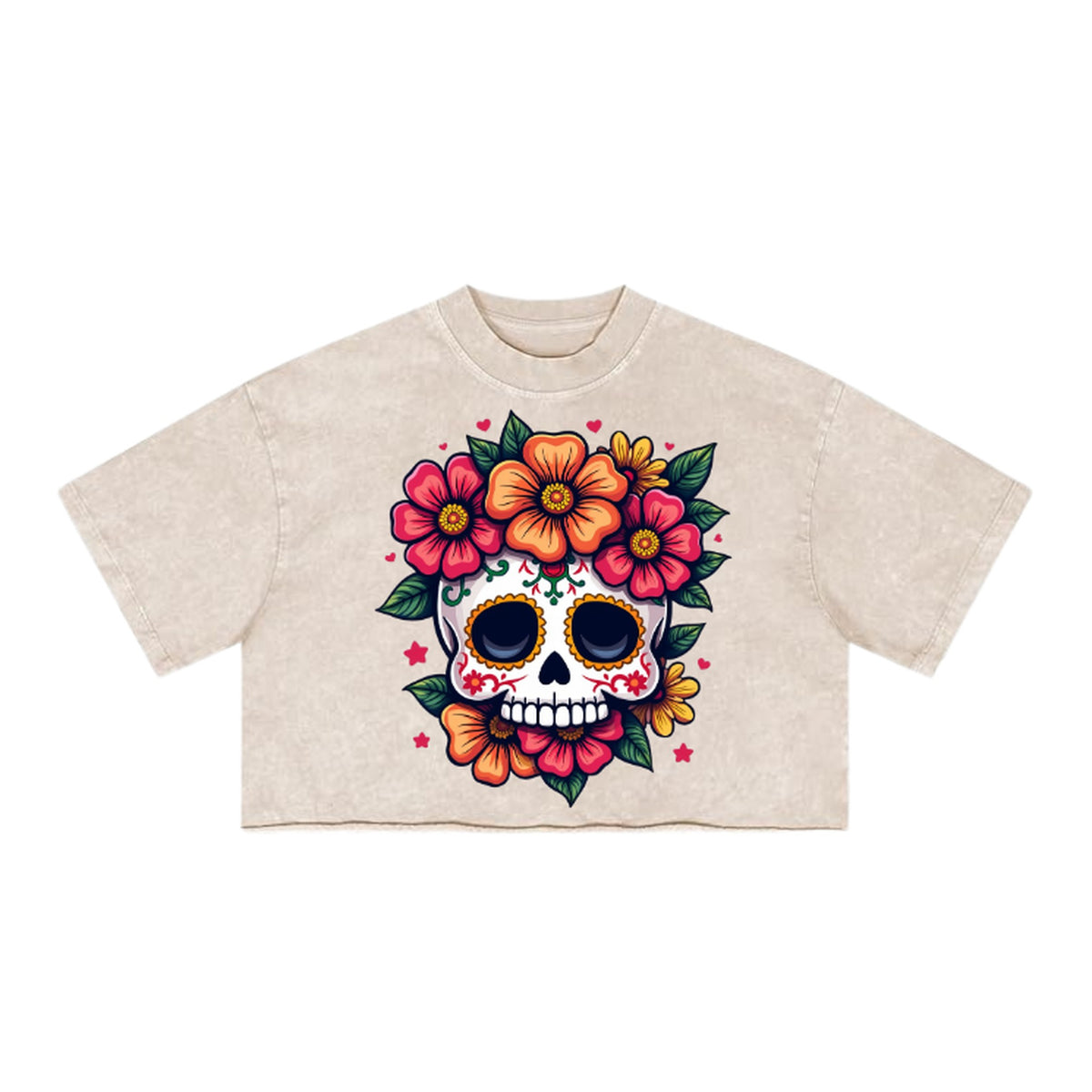Fall Boxy Crop Tee
