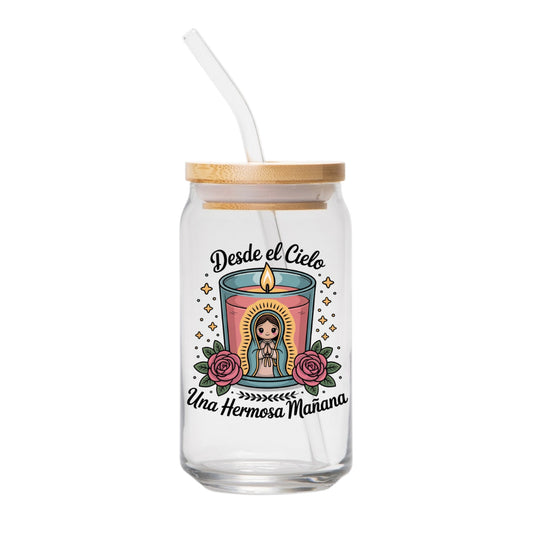 Fall Glass Can – 16 oz
